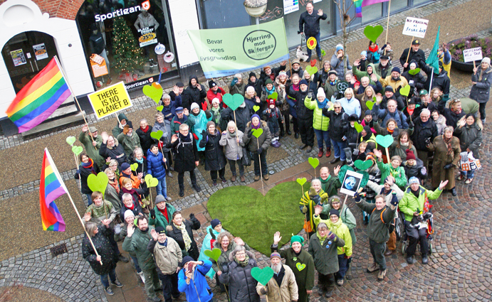 God opbakning til klimamarch i Hjørring.